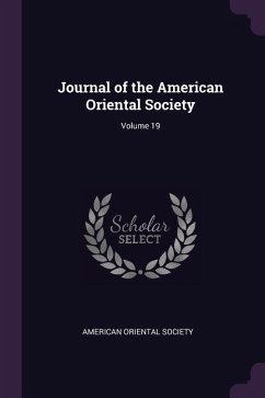 Journal of the American Oriental Society; Volume 19