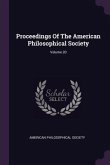 Proceedings Of The American Philosophical Society; Volume 20