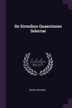 De Sirenibus Quaestiones Selectae