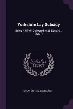 Yorkshire Lay Subsidy - Exchequer, Great Britain