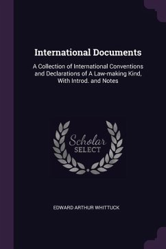 International Documents - Whittuck, Edward Arthur International Documents - Whittuck, Edward Arthur