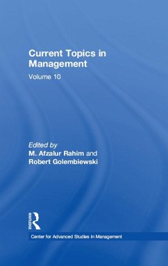 Cover Current Topics in Management (eBook, ePUB)