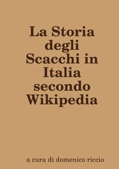 La Storia degli Scacchi in Italia secondo Wikipedia - Riccio, Domenico