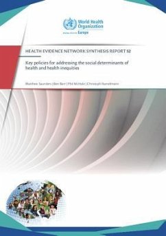 Key Policies for Addressing the Social Determinants of Health and Health Inequities - Centers of Disease Control