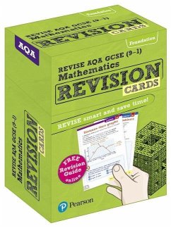 Pearson REVISE AQA GCSE Maths (Foundation): Revision Cards incl. online revision, quizzes and videos - for 2025 and 2026 exams