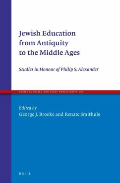 Jewish Education from Antiquity to the Middle Ages