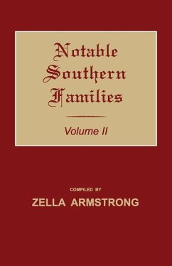 Notable Southern Families. Volume II - Armstrong, Zella