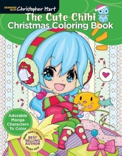 Cute Chibi Christmas Coloring Book - Hart, Christopher