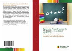Estudo de Procedimentos de Validação de Igualdades Algébricas - Da Fonseca Melo, Adriano