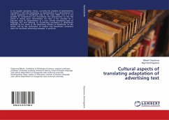 Cultural aspects of translating adaptation of advertising text - Ospanova, Bikesh;Kenzhegulova, Aigul