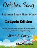 October Song Beginner Piano Sheet Music Tadpole Edition (fixed-layout eBook, ePUB)
