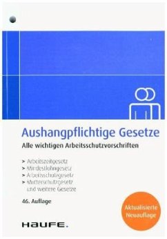 Aushangpflichtige Gesetze