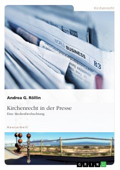 Kirchenrecht in der Presse (eBook, ePUB) - Röllin, Andrea G.