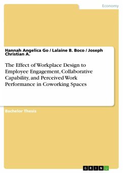 The Effect of Workplace Design to Employee Engagement, Collaborative Capability, and Perceived Work Performance in Coworking Spaces - Go, Hannah Angelica;Boco, Lalaine B.;A., Joseph Christian