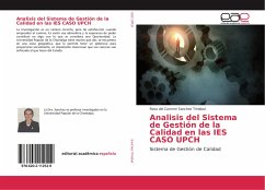 Analisis del Sistema de Gestión de la Calidad en las IES CASO UPCH - Sanchez Trinidad, Rosa del Carmen