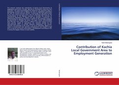 Contribution of Kachia Local Government Area to Employment Generation - Babangida, Sarki