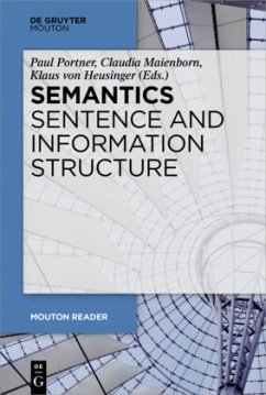 Semantics - Sentence and Information Structure