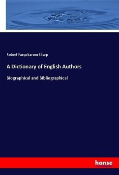 A Dictionary of English Authors