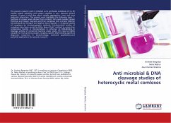 Anti microbial & DNA cleavage studies of heterocyclic metal comlexes