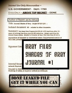 Cover Grey Files: Shades of Grey Journal #1 (The Grey Files:, #1) (eBook, ePUB)