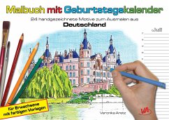 Malbuch mit Geburtstagskalender aus Deutschland - Aretz, Veronika