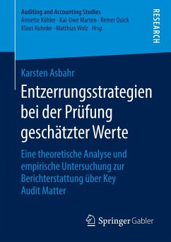 Entzerrungsstrategien bei der Prüfung geschätzter Werte - Asbahr, Karsten