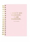 Hard Bound Journal: I am Fashion - Hardcover-Notizbuch mit stabiler Ringbindung: Ich bin Fashion