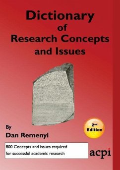 A Dictionary of Research Concepts and Issues - 2nd Ed - Remenyi, Dan
