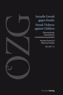 Cover Österreichische Zeitschrift für Geschichtswissenschaften 3/2017