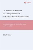 Das Internationale Steuerrecht im Spannungsfeld zwischen Welthandel, Nationalstaat und Demokratie (eBook, ePUB)