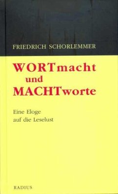 Wortmacht und Machtworte - Schorlemmer, Friedrich