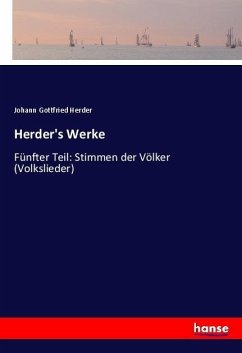 Herder's Werke - Herder, Johann Gottfried