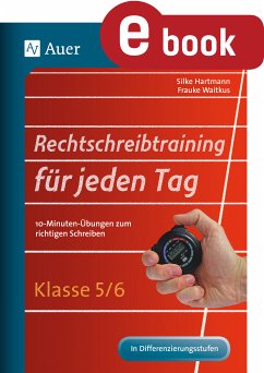 Rechtschreibtraining für jeden Tag 5-6 (eBook, PDF) - Hartmann, Silke; Waitkus, Frauke