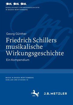 Cover Friedrich Schillers musikalische Wirkungsgeschichte