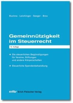 Gemeinnützigkeit im Steuerrecht - Buchna, Johannes; Leichinger, Carina; Seeger, Andreas; Brox, Wilhelm