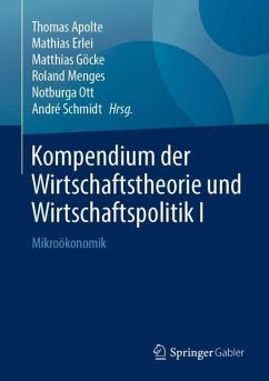 Kompendium der Wirtschaftstheorie und Wirtschaftspolitik I