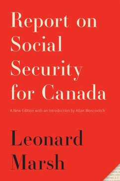 Cover Report on Social Security for Canada (eBook, ePUB)