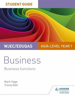 WJEC/Eduqas AS/A-level Year 1 Business Student Guide 2: Business Functions (eBook, ePUB) - Hage, Mark; Bell, Tracey