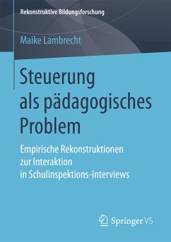 Steuerung als pädagogisches Problem (eBook, PDF) - Lambrecht, Maike