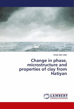 Change in phase, microstructure and properties of clay from Hatiyan
