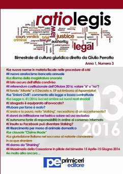 Ratio Legis (Numero 3, Anno 2016) - Perrotta, Giulio