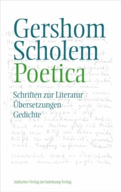 Poetica - Scholem, Gershom
