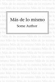 Más de lo mismo