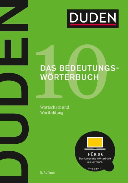 Duden - Das Bedeutungswörterbuch (eBook, PDF) - Portofrei bei bücher.de
