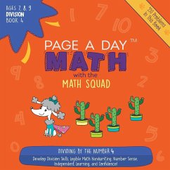 Page A Day Math Division Book 4: Dividing by 4 - Auerbach, Janice