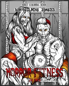 Adult Coloring Book Horror Fitness - Shah, A. M.