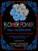 Flower Power, Adult Coloring Book