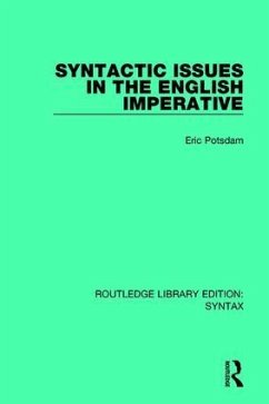 Syntactic Issues in the English Imperative - Potsdam, Eric