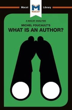 An Analysis of Michel Foucault's What is an Author? - Smith-Laing, Tim