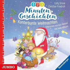 1-2-3 Minutengeschichten - Kunterbunte Weihnachten - Stronk, Cally;Friedrich, Christian